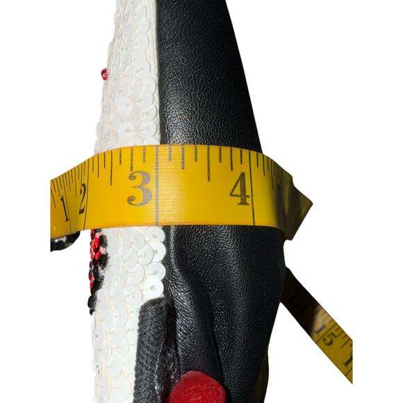 House of MUA MUA Sequin Clutch Wristlet Hand Embroidered Designer Italian Bag - Picture 8 of 16